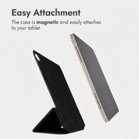 Accezz Leather Trifold Bookcase Apple iPad Pro 13 (2025) M5 / (2024) M4 - Black