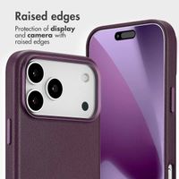 Accezz 2-in-1 Leather Bookcase with MagSafe Apple iPhone 17 Pro Max - Heath Purple
