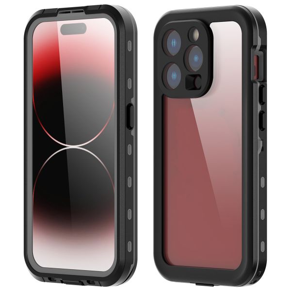 Redpepper Dot Plus Waterproof Backcover iPhone 15 Pro - Zwart