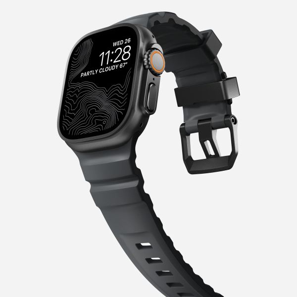 Nomad Rocky Point Band Apple Watch | 44/45/46/49 mm - Storm/Black