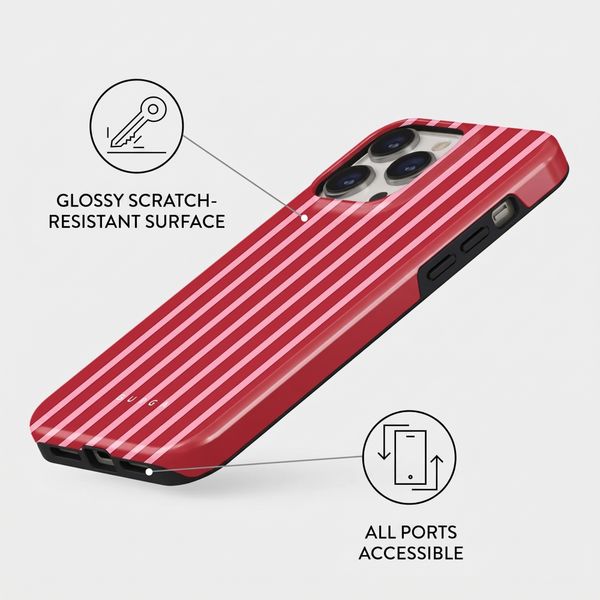 Burga Tough Case with MagSafe Apple iPhone 13 Pro - Strawberry Jam