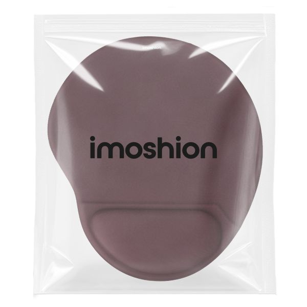 imoshion Ergonomische muismat - Muismat met polssteun - 30 x 25 cm - Bordeaux