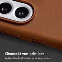 Accezz Vintage Leather Magsafe Backcover Samsung Galaxy A56 - Tabacco Cognac