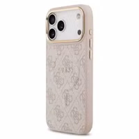 Guess Classic 4G Logo Backcover met MagSafe Apple iPhone 17 Pro - Roze