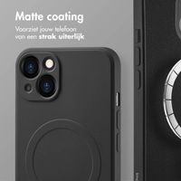 imoshion Color Backcover met MagSafe Apple iPhone 13 - Zwart