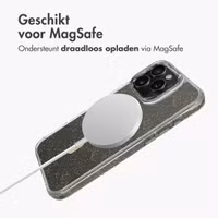 imoshion Clear Glitter Backcover met MagSafe Apple iPhone 16 Pro Max - Goud