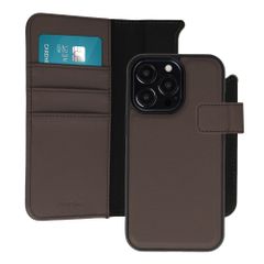 imoshion Uitneembare 2-in-1 Luxe Bookcase Apple iPhone 13 Pro - Bruin