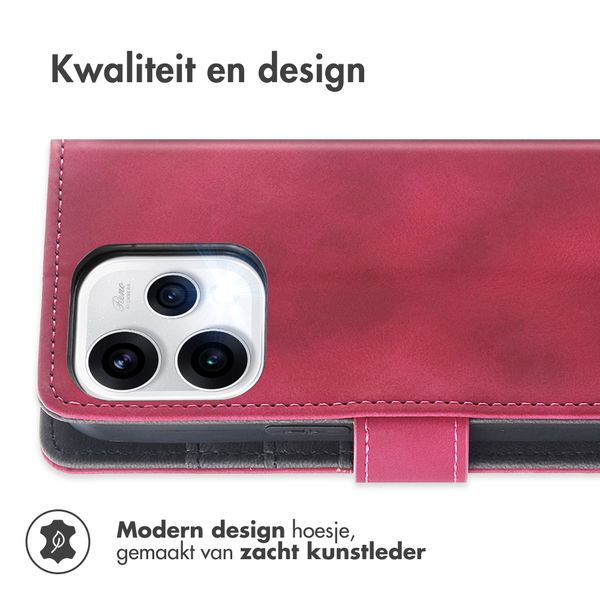 imoshion Bookcase met koord Oppo Reno15 (5G) - Rood