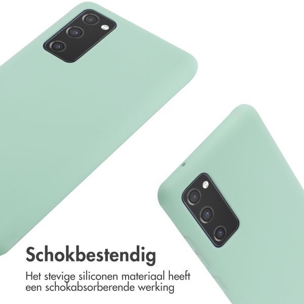 imoshion Siliconen hoesje met koord Samsung Galaxy S20 FE - Mintgroen