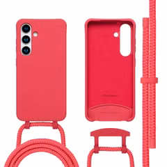 imoshion Color Backcover met afneembaar koord MagSafe Samsung Galaxy S24 / S25 - Red Raspberry