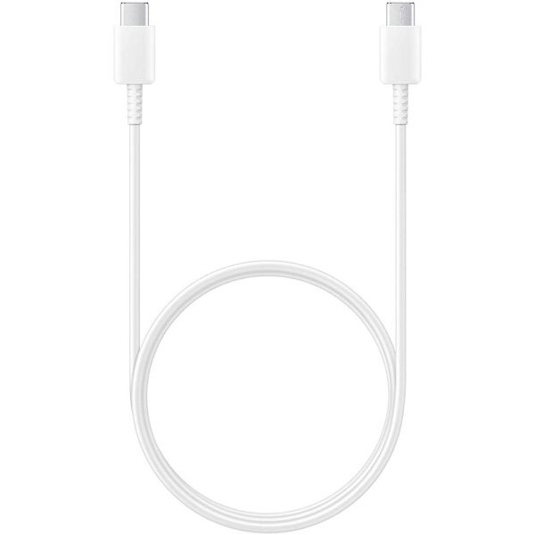 Samsung Originele USB-C naar USB-C kabel - 1.8 meter - 25 Watt + Originele Fast Charging Adapter USB-C Oplader - 25 Watt - Wit