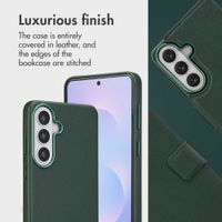 Accezz 2-in-1 Leather Bookcase with MagSafe Samsung Galaxy S26 Plus - Cedar Green