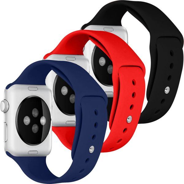 imoshion Siliconen bandje Multipack Apple Watch Series 1-9 / SE -38/40/41 mm