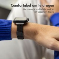 imoshion Slim Milanees bandje Apple Watch Series 1 t/m 9 / SE (38/40/41 mm) | Series 10 / 11 (42 mm) - Zwart