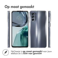 Accezz Clear Backcover Motorola Moto G62 - Transparant