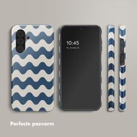 Selencia Vivid Backcover Samsung Galaxy A26 - Wave Vibes Classic Blue