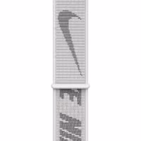 Apple Nike Sport Loop Band Apple Watch Series 1 t/m 9 / SE (38/40/41 mm) | Series 10 / 11 (42 mm) - Black And White