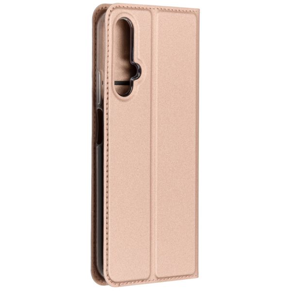 Dux Ducis Slim Softcase Bookcase Huawei Nova 5t / Honor 20 - Rosé Goud