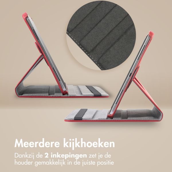 imoshion 360° draaibare Bookcase Samsung Galaxy Tab A11 Plus - Rood