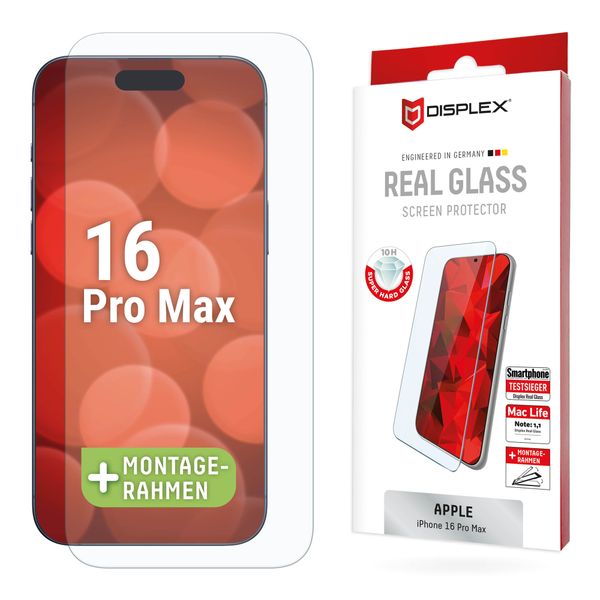 Displex Screenprotector Real Glass iPhone 16 Pro Max