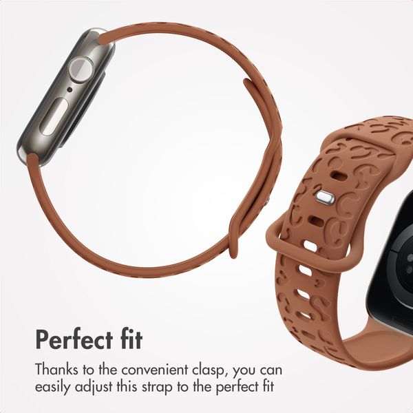 imoshion Silicone Band Leopard Print Apple Watch | 38/40/41/42 mm - Brown
