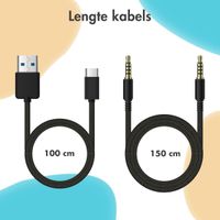 imoshion Kids Unicorn LED Light Bluetooth Headphones - Kinder koptelefoon met decibelbegrenzer - Draadloze koptelefoon + AUX kabel - Soft Blue / Yellow