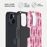 Burga Tough Back Cover with MagSafe Apple iPhone 15 - Coral Reef