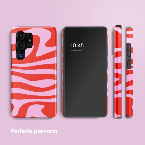 Selencia Vivid Backcover met MagSafe Samsung Galaxy S25 Ultra - Dream Swirl Pink