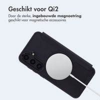 imoshion Transparante Bookcase met MagSafe Samsung Galaxy S25 / S24 - Zwart