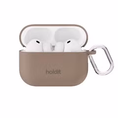Holdit Solid Silicone Case Apple AirPods Pro 3 - Mocha Brown