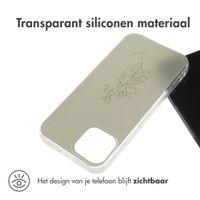 imoshion Design hoesje iPhone 13 Mini - Floral Green