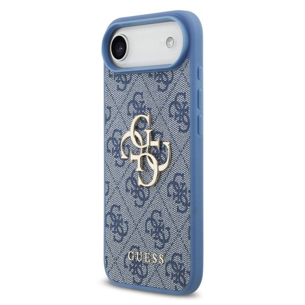 Guess 4G Metal Logo Backcover Apple iPhone Air - Blauw