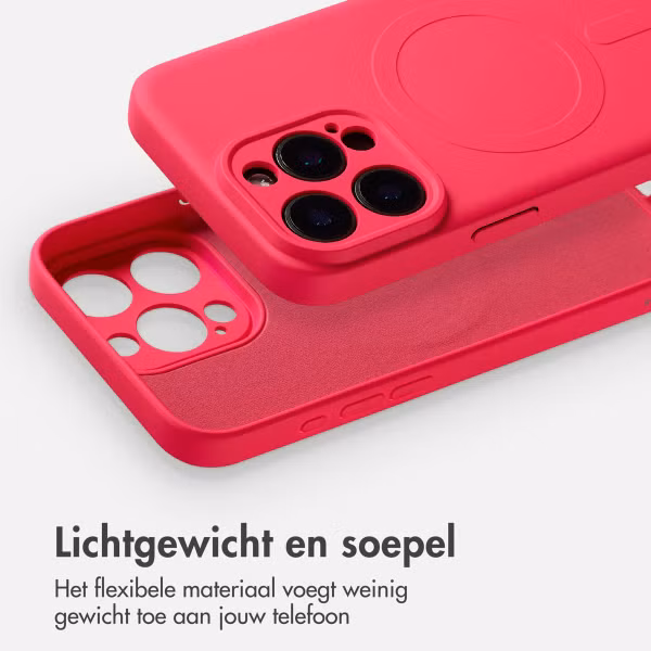 imoshion Color Backcover met MagSafe Apple iPhone 15 Pro Max - Neon Pink