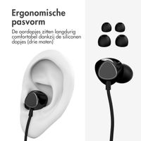 imoshion In-ear oordopjes - Bedrade oordopjes - Met AUX / 3,5 mm Jack aansluiting - Zwart