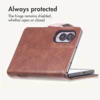 imoshion Luxury Bookcase Samsung Galaxy Z Fold 8 - Dark Brown