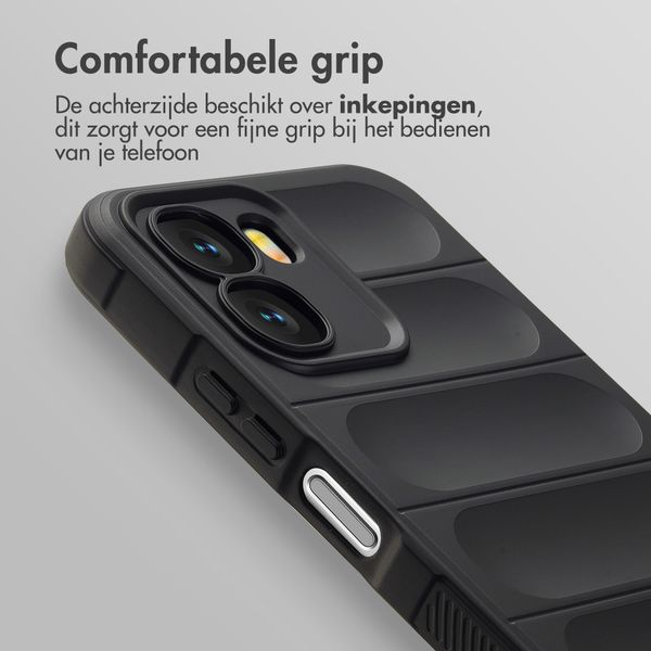 imoshion EasyGrip Backcover Oppo A6x (4G/5G) - Zwart