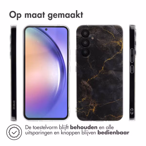 imoshion Design hoesje Samsung Galaxy A54 (5G) - Black Marble