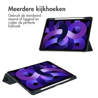 imoshion Trifold Hardcase Bookcase Apple iPad Air 11 inch (2025) M3 / (2024) M2 / Air 5 (2022) / Air 4 (2020) - Donkerblauw