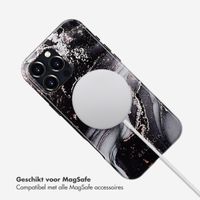 Selencia Vivid Backcover met MagSafe Apple iPhone 16 Pro Max - Chic Marble Black