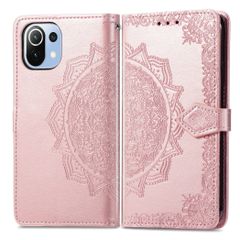 imoshion Mandala Bookcase Xiaomi Mi 11 Lite (5G/4G) / 11 Lite 5G NE - Rosé Goud