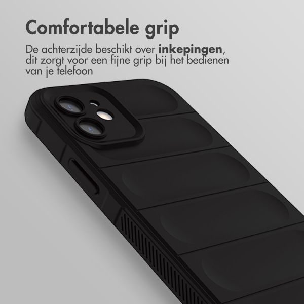 imoshion EasyGrip Backcover Apple iPhone 12 - Zwart