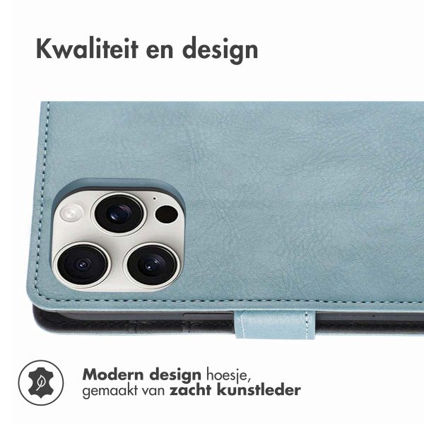 imoshion Luxe Bookcase Apple iPhone 16 Pro Max - Air Blue