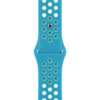 Apple Nike Sport Band Apple Watch Series 1 t/m 9 / SE (38/40/41 mm) | Series 10 / 11 (42 mm) - Chlorine Blue/Green Glow