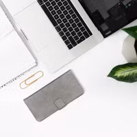 imoshion Luxe Bookcase Samsung Galaxy A01 - Grijs