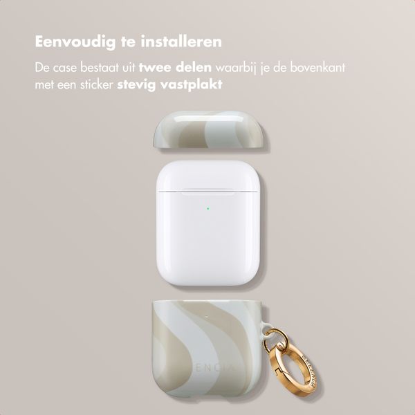 Selencia Vivid Case Apple AirPods 1 / 2 - Desert Waves Beige