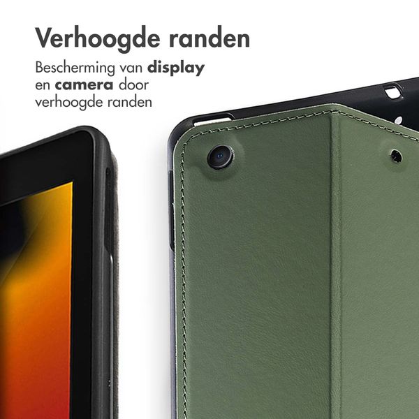 Accezz Classic Tablet Case Apple iPad 9 (2021) 10.2 inch / iPad 8 (2020) 10.2 inch / iPad 7 (2019) 10.2 inch - Groen