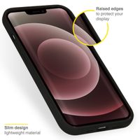 Accezz Liquid Silicone Backcover Apple iPhone 13 Pro Max - Zwart