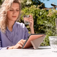 imoshion Vouwbare Bookcase Kobo Elipsa 2E - Rosé Goud