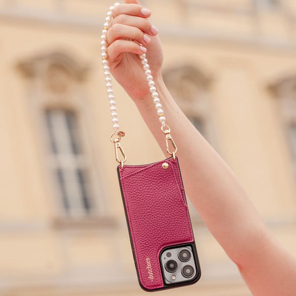 Dutchies Backcover met pashouder Apple iPhone 13 Pro Max - Ruby