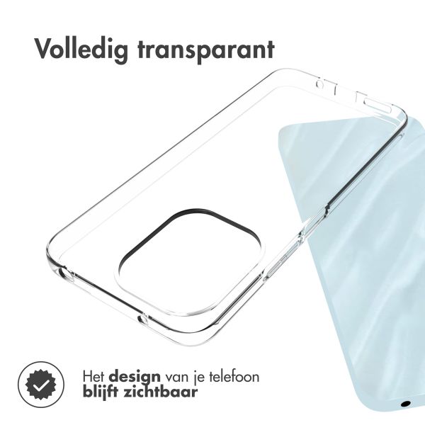 Accezz Clear Backcover Xiaomi Redmi 13 4G - Transparant